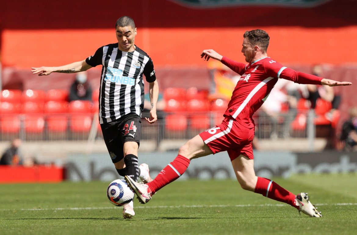 Almiron let Newcastle down at Liverpool